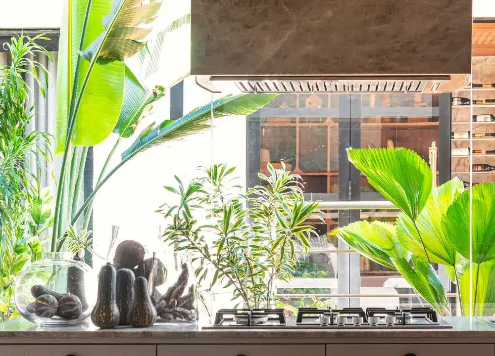 coifa embutida em cozinha de alto padrao